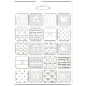 Stamperia Soft Maxi Mould A5 - Alice Patchwork