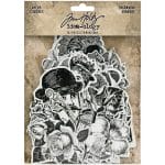 Tim Holtz Idealogy Ephemera Pack - Engraving (76/pkg)