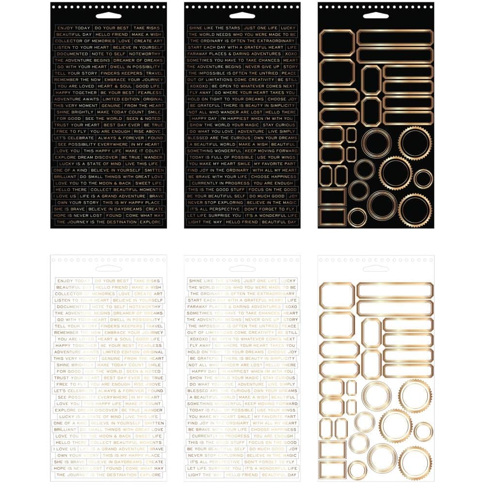 Tim Holtz Idealogy Spiral Bound Sticker Book - Metallic timholtz sticker 94134 2 timholtz_sticker_94134_2