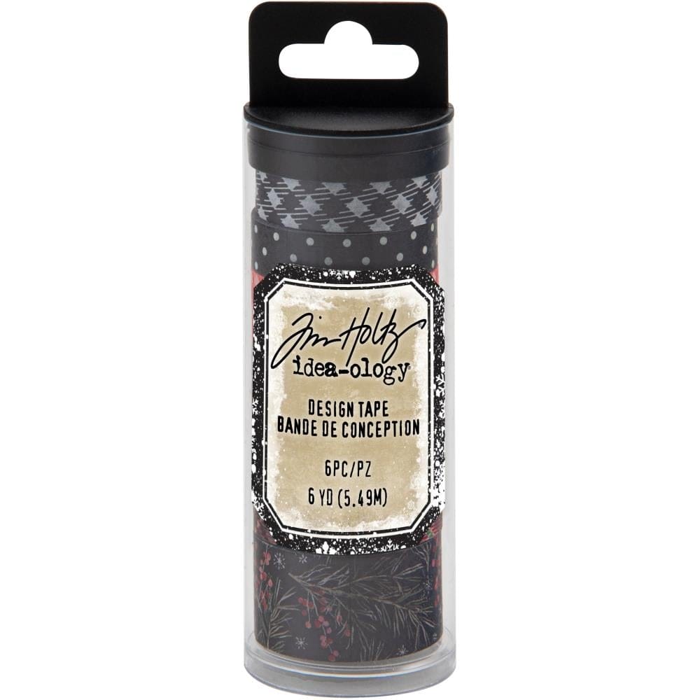 Tim Holtz ideaology Design Tape 8/Pkg - Christmas timholtz tape TH94004 Tim Holtz ideaology Design Tape 8/Pkg - Christmas
