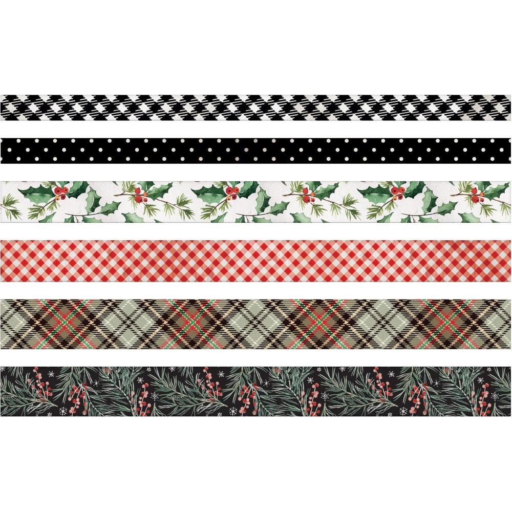 Tim Holtz ideaology Design Tape 8/Pkg - Christmas timholtz tape TH94004 1 timholtz_tape_TH94004_1