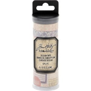 Tim Holtz ideaology Design Tape 6/Pkg - Merchant