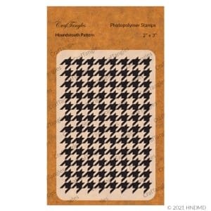 CrafTangles Photopolymer Stamps - Houndstooth Pattern