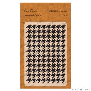 CrafTangles Photopolymer Stamps - Houndstooth Pattern