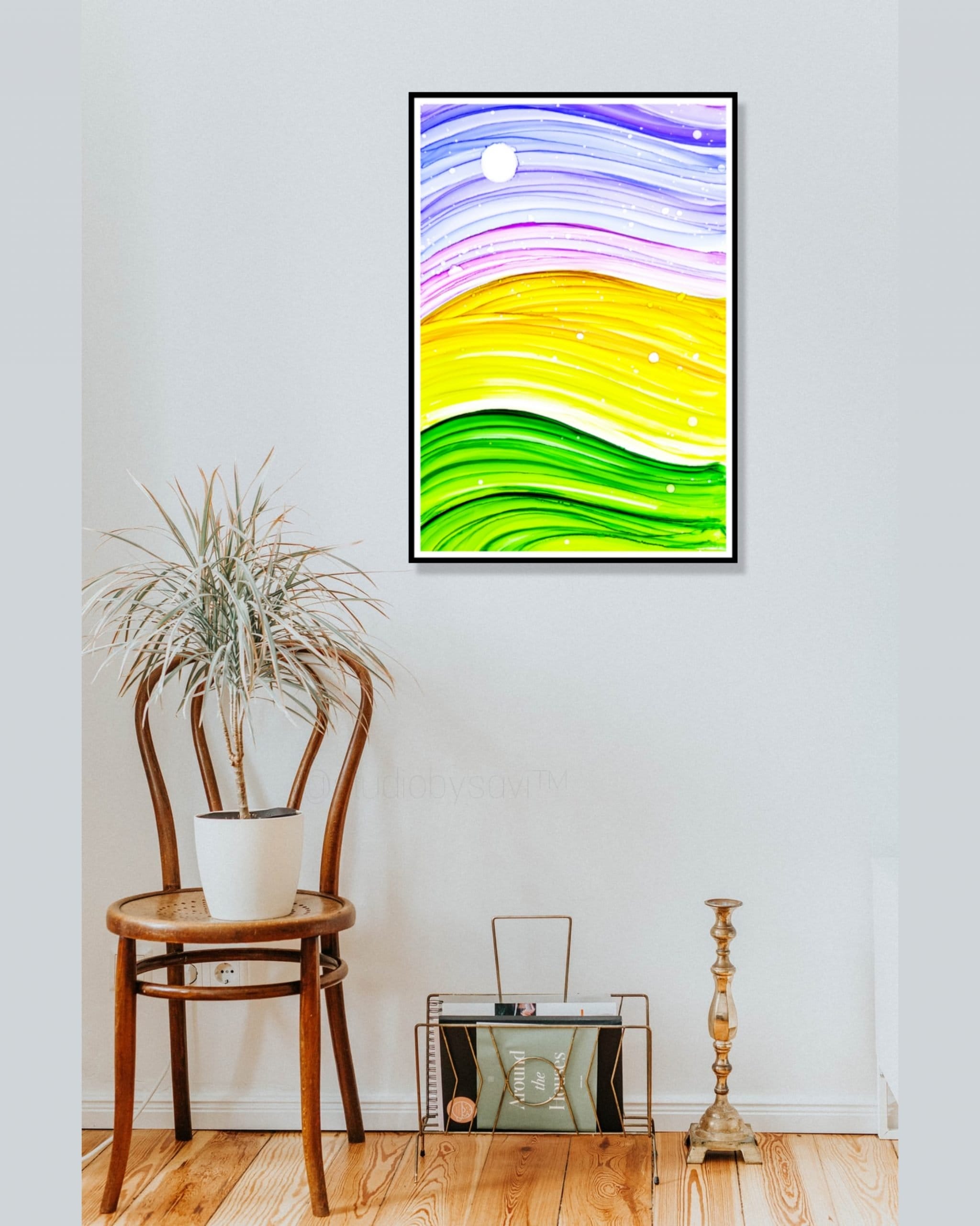 CrafTangles Isopropyl Alcohol (100ml) for Alcohol Ink Art Alcohol Ink Project 1 Alcohol_Ink_Project_1