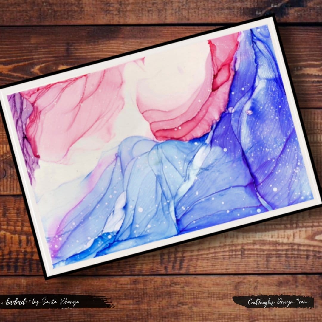 CrafTangles Isopropyl Alcohol (100ml) for Alcohol Ink Art Alcohol Ink Project 3 Alcohol_Ink_Project_3