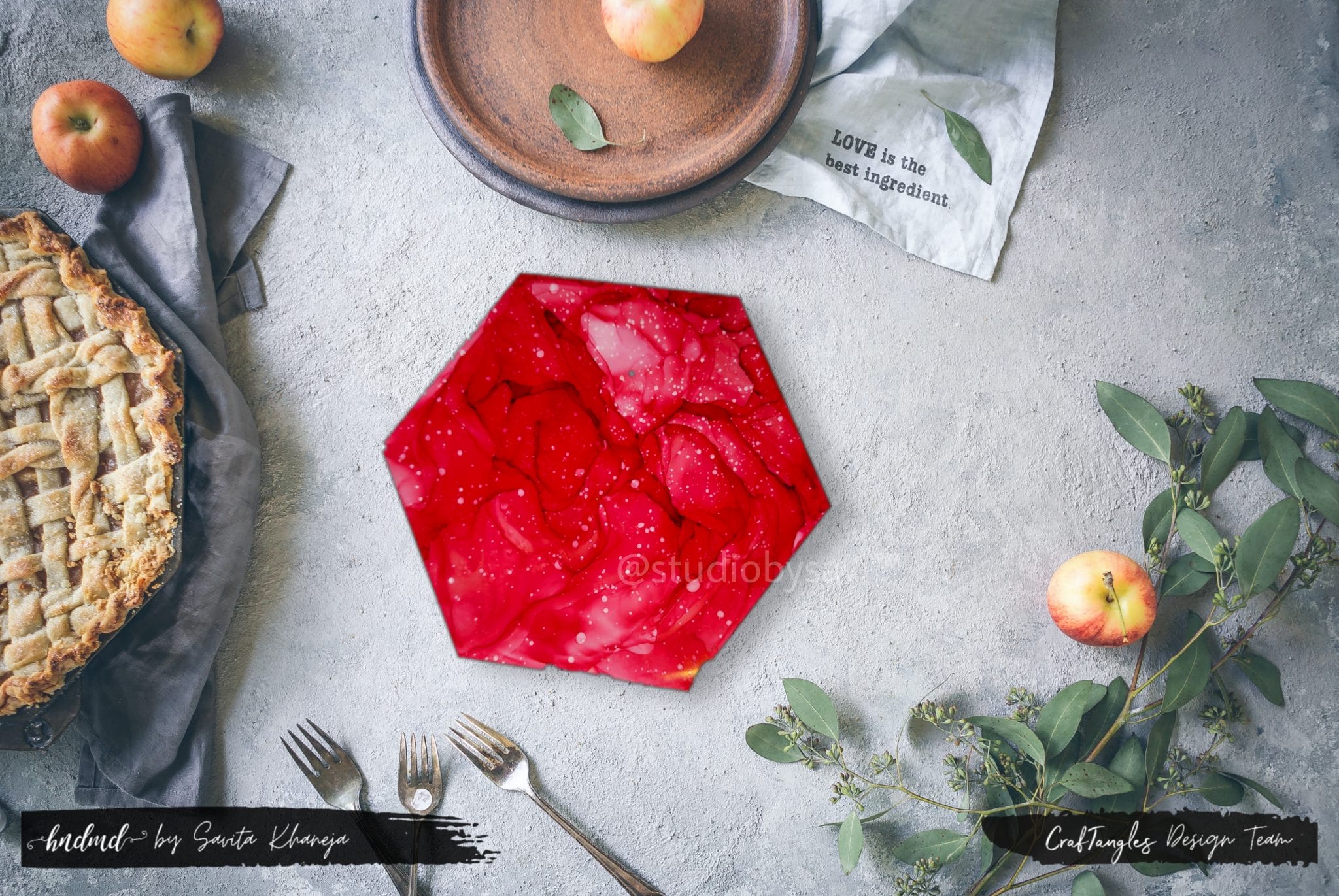 CrafTangles Isopropyl Alcohol (100ml) for Alcohol Ink Art Alcohol Ink Project 4 Alcohol_Ink_Project_4