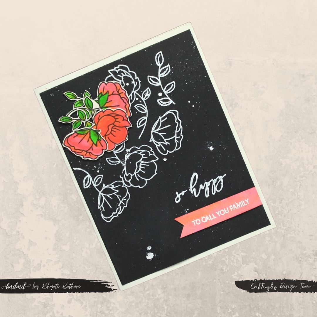 CrafTangles Photopolymer Stamps - Delicate Flowers CrafTangles Delicate Florals Stamp Cards 4 CrafTangles_Delicate_Florals_Stamp_Cards_4