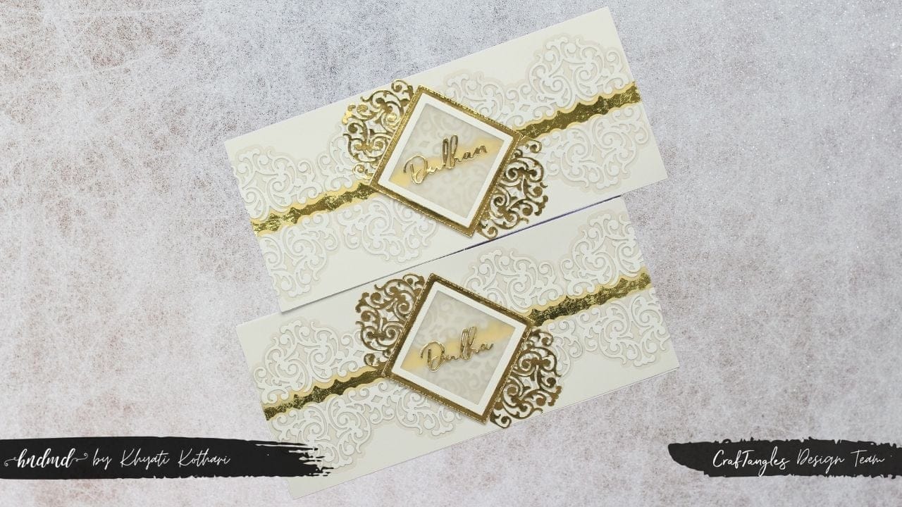 CrafTangles Steel Dies - Ornate Border (Set of 2 dies) CrafTangles Dies Ornate Border 2 CrafTangles_Dies_Ornate_Border_2