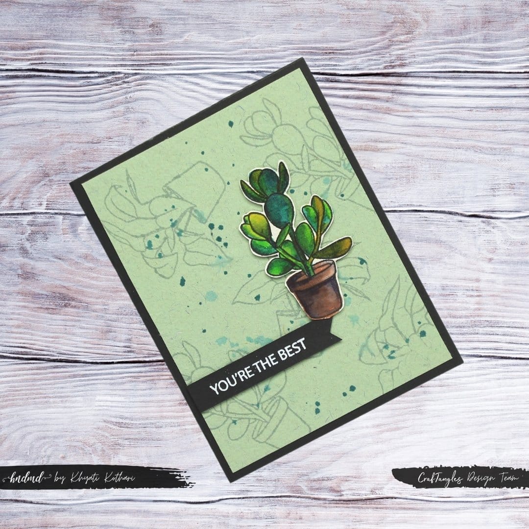 CrafTangles Photopolymer Stamps - Friends Forever CrafTangles Friends Forever Stamp Card 3 CrafTangles_Friends_Forever_Stamp_Card_3