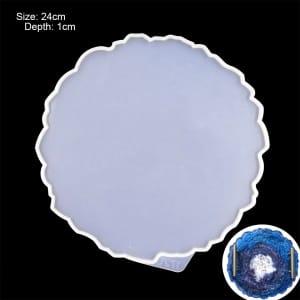 Wavy Circle Tray Silicone Mould