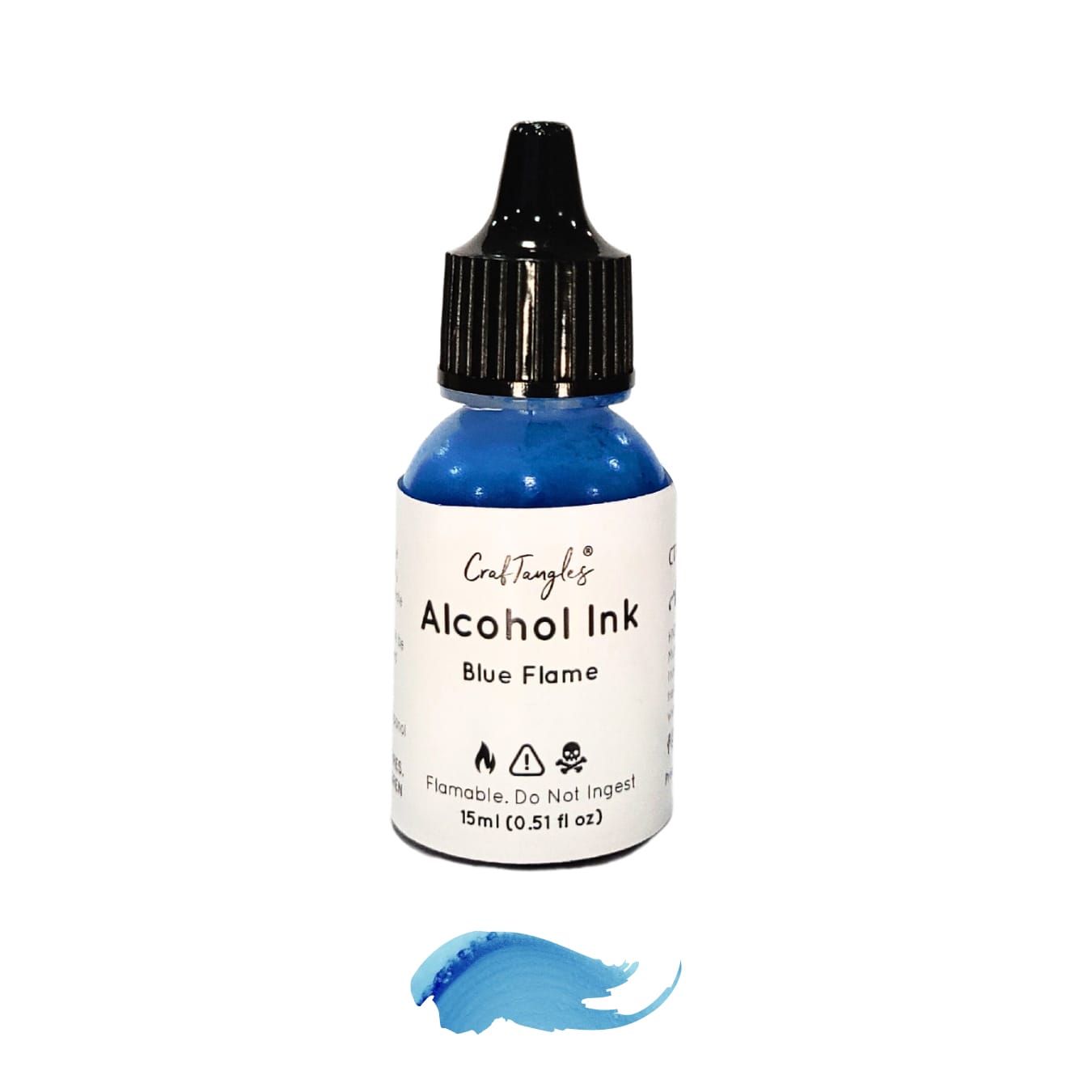 CrafTangles Alcohol Inks (15 ml) - Blue Flame craftangles alcohol inks blue flame CrafTangles Alcohol Inks (15 ml) - Blue Flame