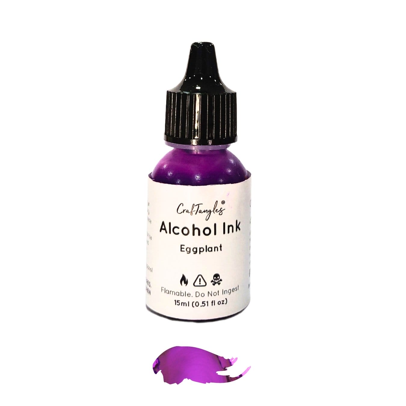 CrafTangles Alcohol Inks (15 ml) - Eggplant craftangles alcohol inks eggplant CrafTangles Alcohol Inks (15 ml) - Eggplant