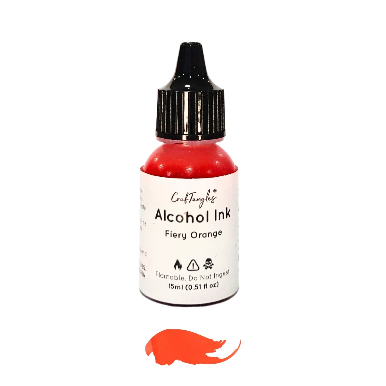 CrafTangles Alcohol Inks (15 ml) - Fiery Orange craftangles alcohol inks fiery orange CrafTangles Alcohol Inks (15 ml) - Fiery Orange