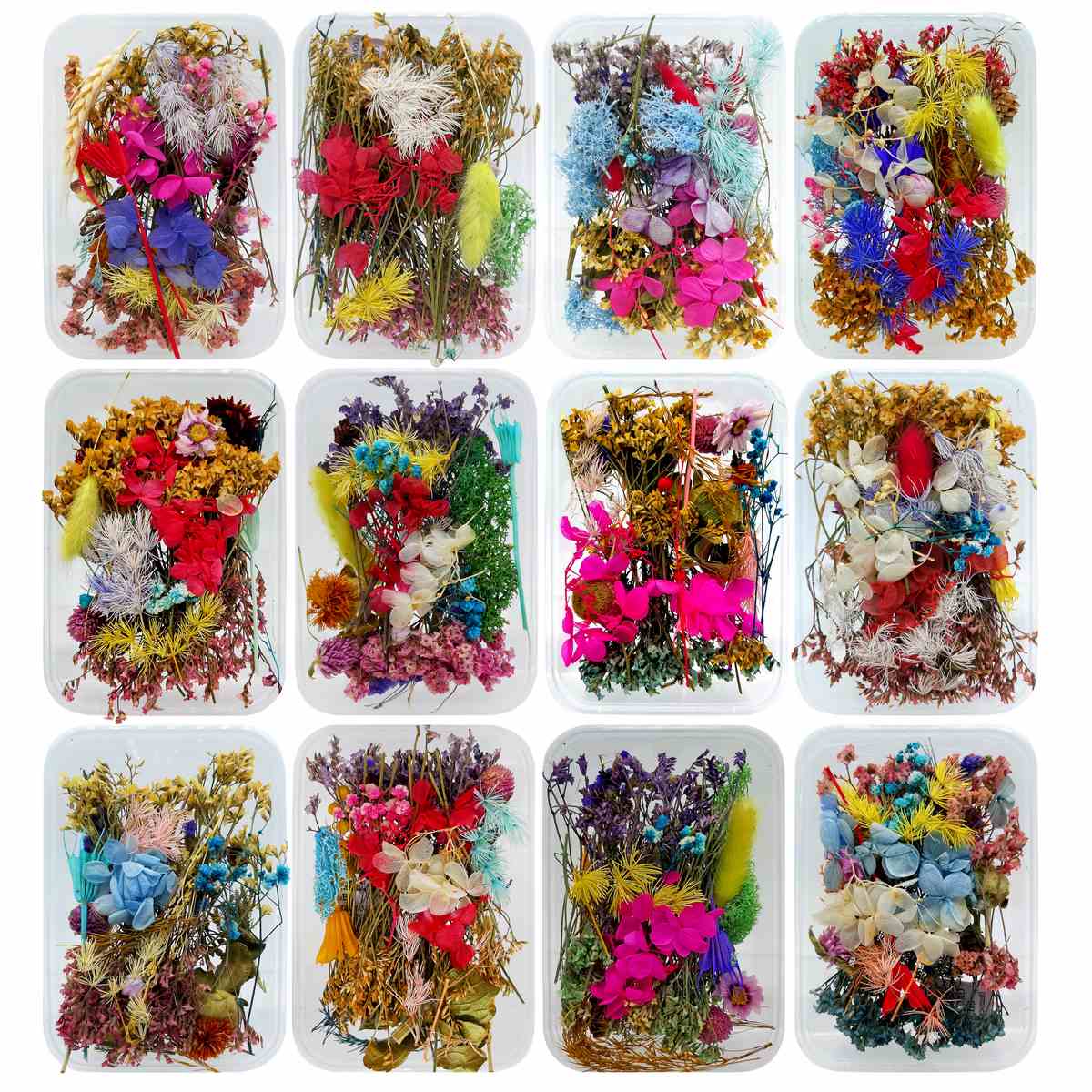 A box of Dried Flowers dried flowers YW 1BOX A box of Dried Flowers