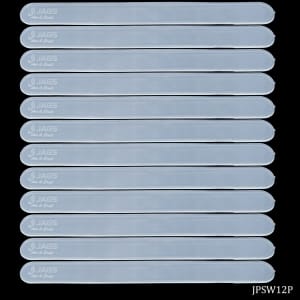Plastic Stick White (Pack of 12)