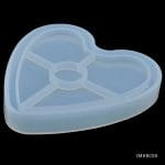 Heart Coaster Silicone Mould (SMHBC00)