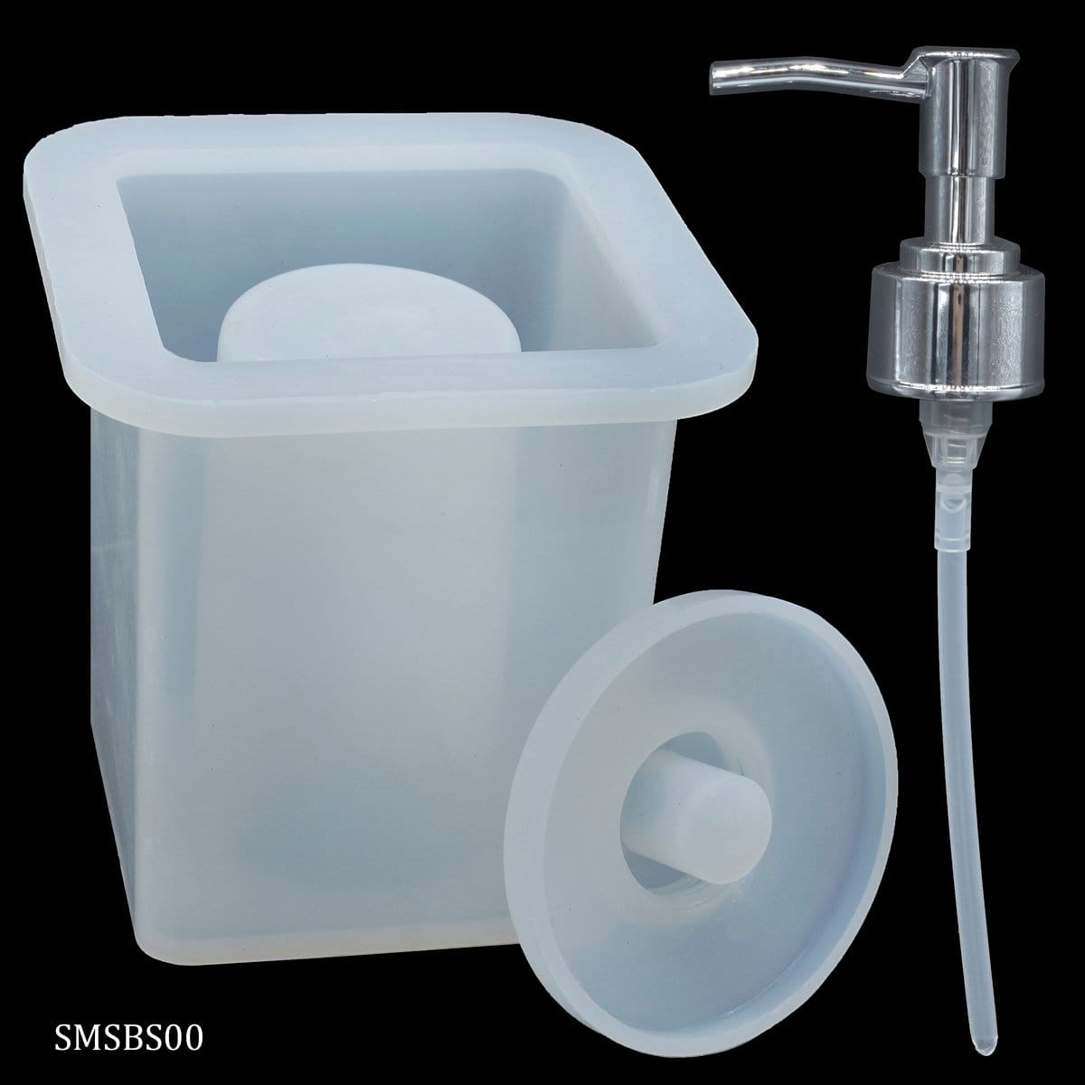 Square Soap Dispenser Bottle Resin Mould silicone mould SMSBS00 silicone_mould_SMSBS00