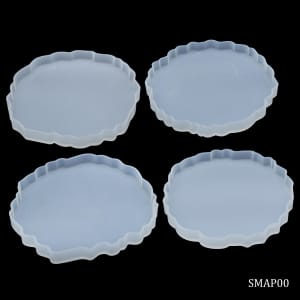 Agate Coaster Resin Silicone Mould (Pack of 4)