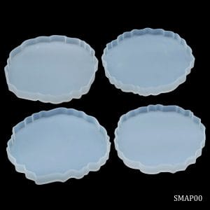 Agate Coaster Resin Silicone Mould (Pack of 4)