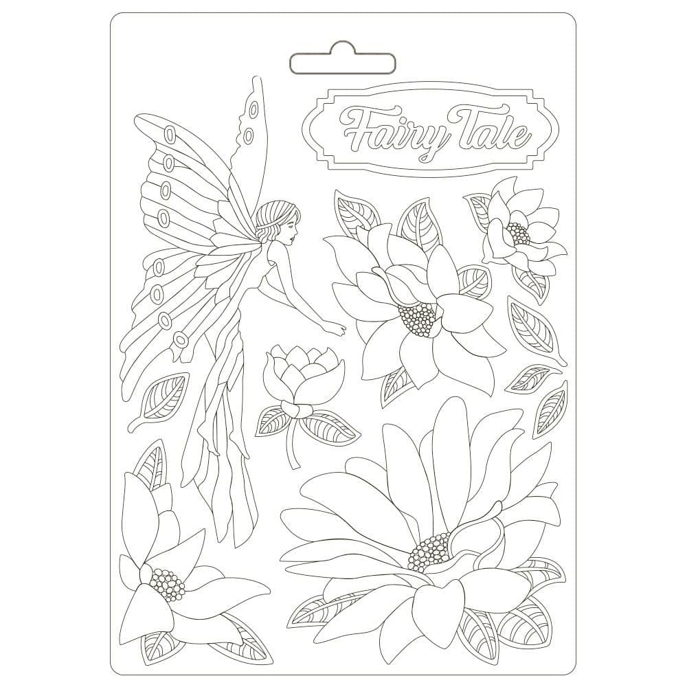 Stamperia Soft Maxi Mould A5 - Fairy Tale, Sleeping Beauty Stamperia Soft Maxi Mould A5 - Fairy Tale, Sleeping Beauty