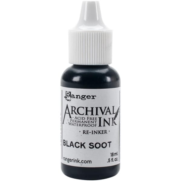 Tim Holtz Distress Archival Reinker - Black Soot