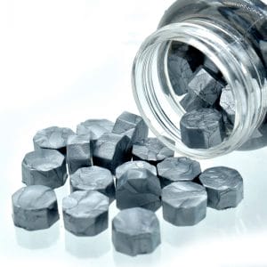 Craft Wax Seals Beads - Metallic Silver (25 gms)