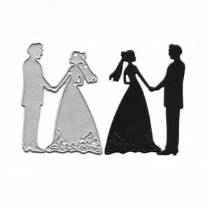 Steel Dies - Couple on a Wedding Day (XY1048)