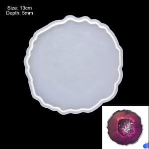 Agate Shaped Coaster Mould (RAWS-017)