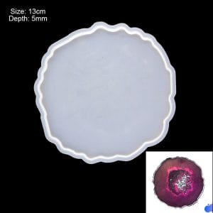 Agate Shaped Coaster Mould (RAWS-017)