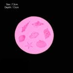 Seashells Silicone Clay Mould (RAWS-445)