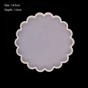 Scalloped Circle Silicone Mould (RAWS-332)