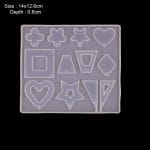 Different Pendants Silicone Jewellery Mould (RAWS-387)