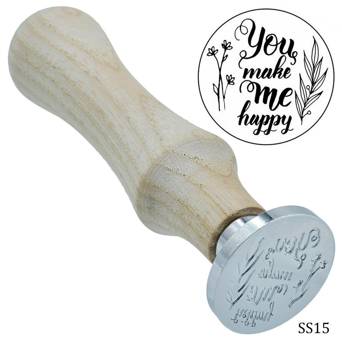 Wax Seal Stamp - You make me Happy (SS15) Wax Seal Stamp - You make me Happy (SS15)