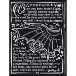 Stamperia Stencil 5.90"X7.87" - Wings, Sir Vagabond
