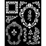 Stamperia Stencil 20 by 25 cm - Alice Frames