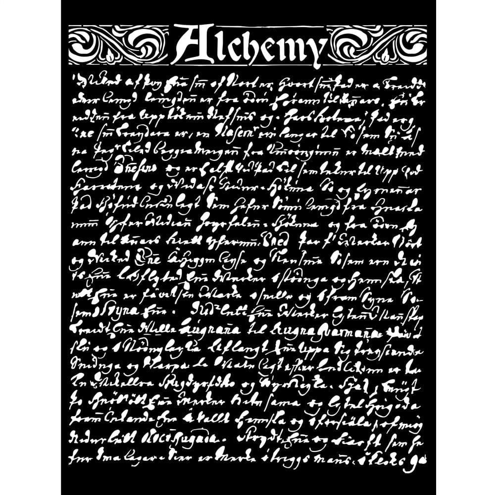 Stamperia Stencil 20 by 25 cm - Textures, Alchemy Stamperia Stencil KSTD096 Stamperia Stencil 20 by 25 cm - Textures, Alchemy