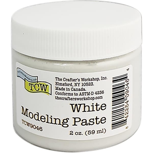 Crafter's Workshop Modeling Paste 2oz - White Modelling Paste