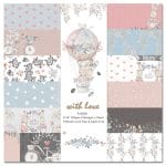 With Love (Pack of 24 sheets) - 6 by 6 inch