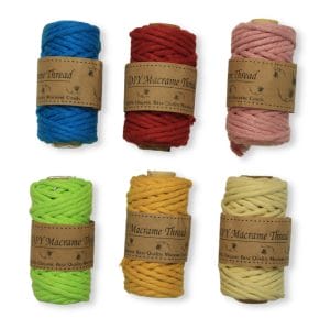 Macrame Art Thread Sets (4 mm) - Brights