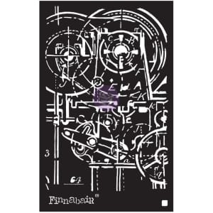 Prima Marketing Finnabair Stencil 6"X9" - Machinery