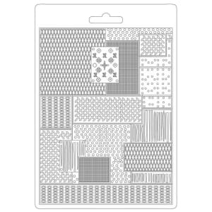 Stamperia Soft Maxi Mould A5 - Metal Pattern, Lady Vagabond Lifestyle