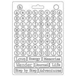 Stamperia Soft Maxi Mould A5 - Alphabet, Lady Vagabond Lifestyle