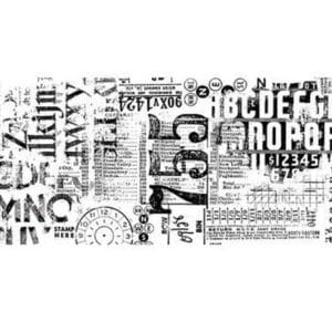 TimHoltz IdeaOlogy Collage Paper 6yds - Typeset