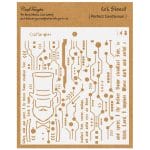 CrafTangles 6x6 Stencils - Perfect Gentleman