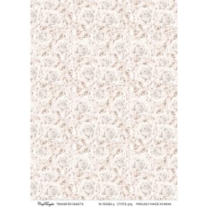 CrafTangles A4 Transfer It Sheets - Watercolour Roses 5