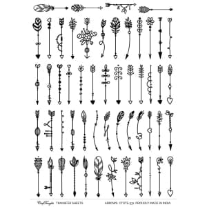 CrafTangles A4 Transfer It Sheets - Arrow