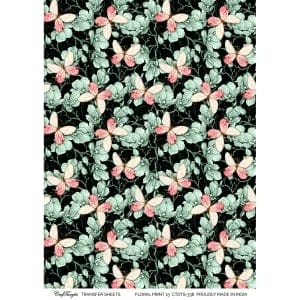 CrafTangles A4 Transfer It Sheets - Floral Print 15
