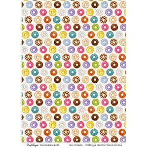 CrafTangles A4 Transfer It Sheets - Delicious Donuts