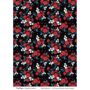 CrafTangles A4 Transfer It Sheets - Roses Pattern